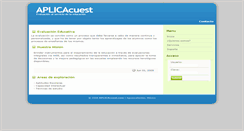 Desktop Screenshot of aplicacuest.com